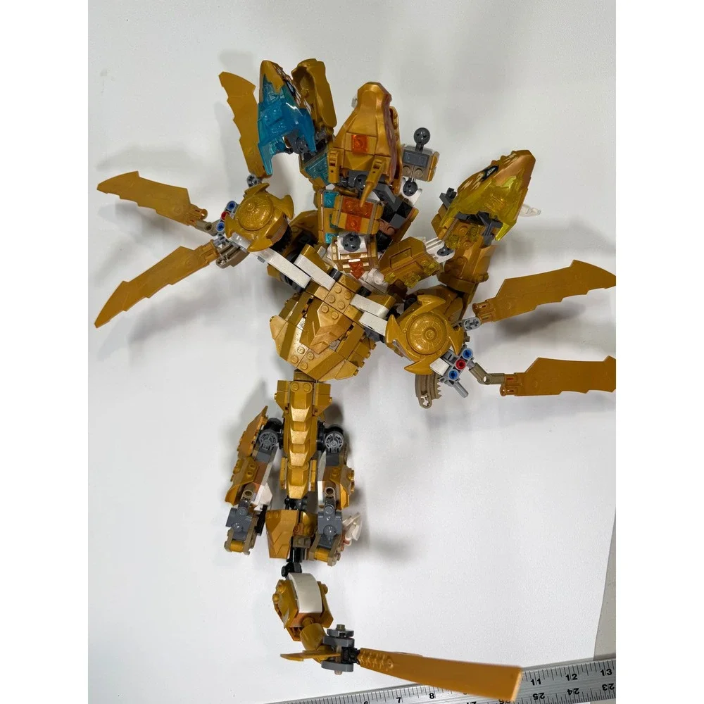 Lego Ninjago Golden Ultra Dragon 71774 Crystalized 4-Headed Dragon Build Only